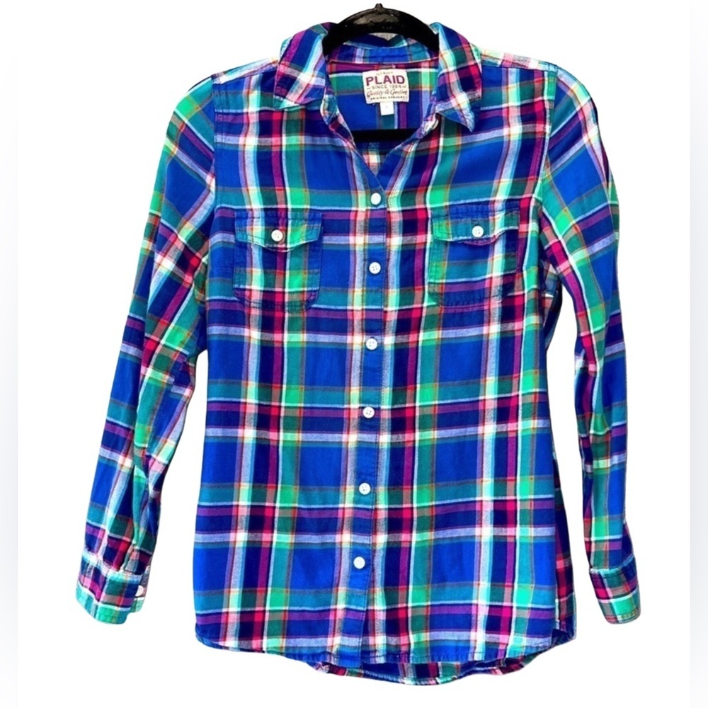 Women's Old Navy Plaid  top small